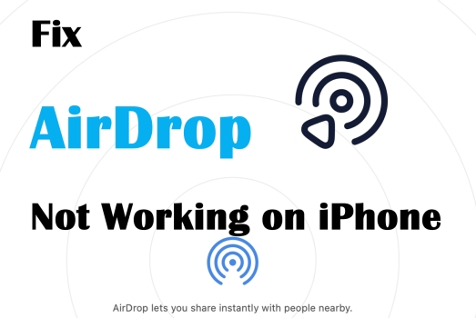 fix airdrop not working on iphone