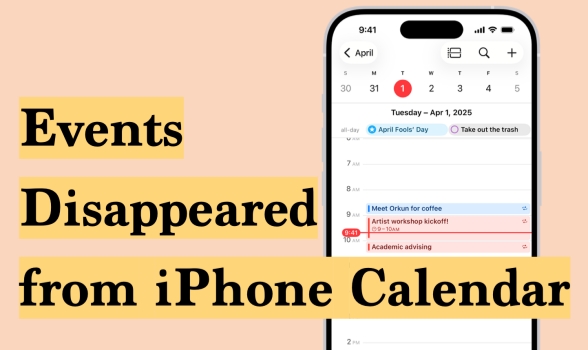 fix  events disappeared from iphone calendar