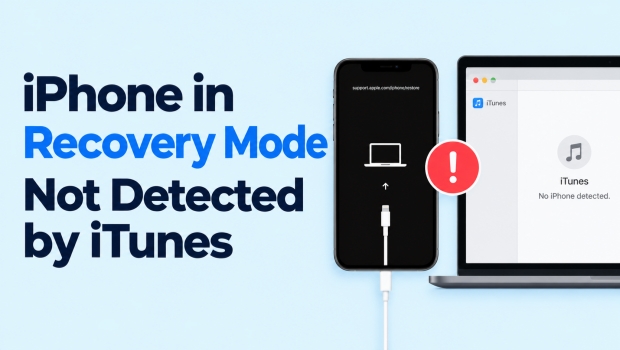 fix iphone in recovery mode not recognized by itunes