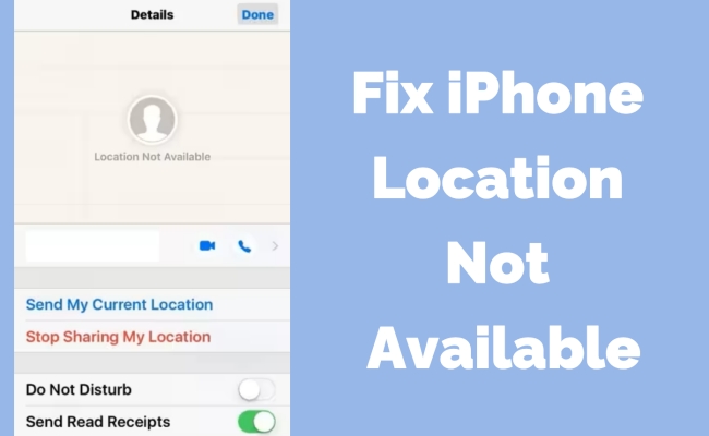 fix iphone location not available