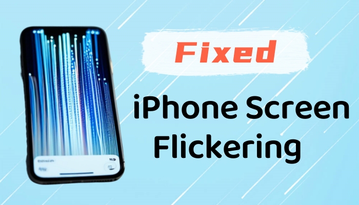 fix iphone screen flickering