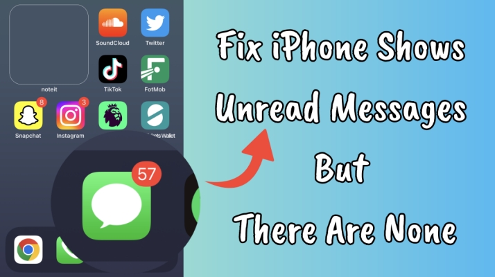 fix iphone shows unread messages but there are none