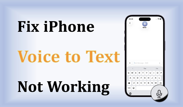 fix iphone voice to text not working