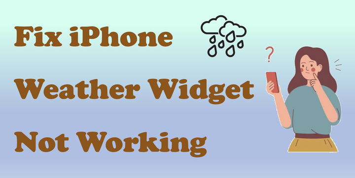 fix iphone weather widget not working