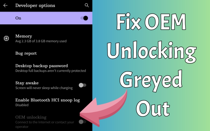 fix oem unlocking greyed out