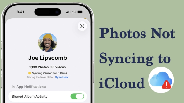 fix photos not syncing to icloud