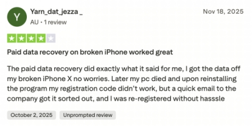 fonelab iphone data recovery positive review
