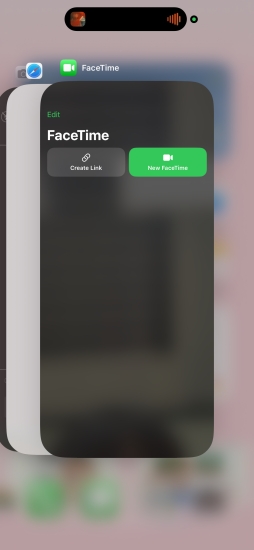 force close facetime on iphone