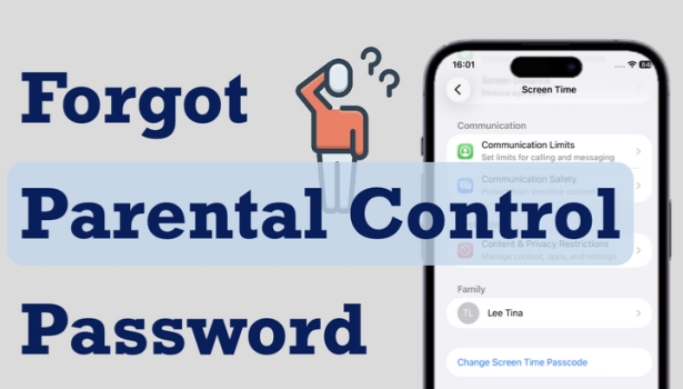 forgot parental control password
