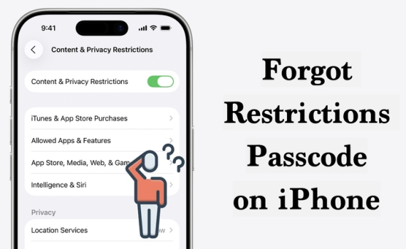forgot the restrictions passcode on iphone
