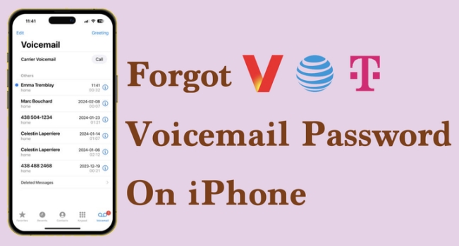 forgot my voicemail password on iphone