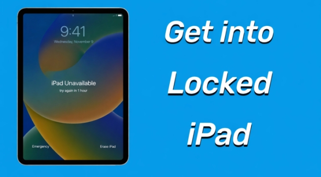 how to get into a locked ipad