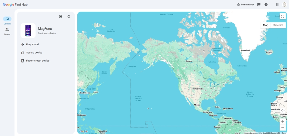 track location in google find my device