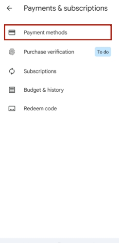 google play payment methods