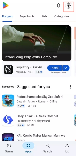 google play profile