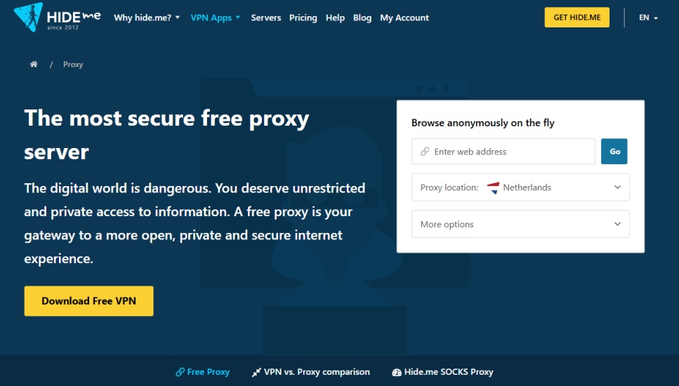 change location via proxy server