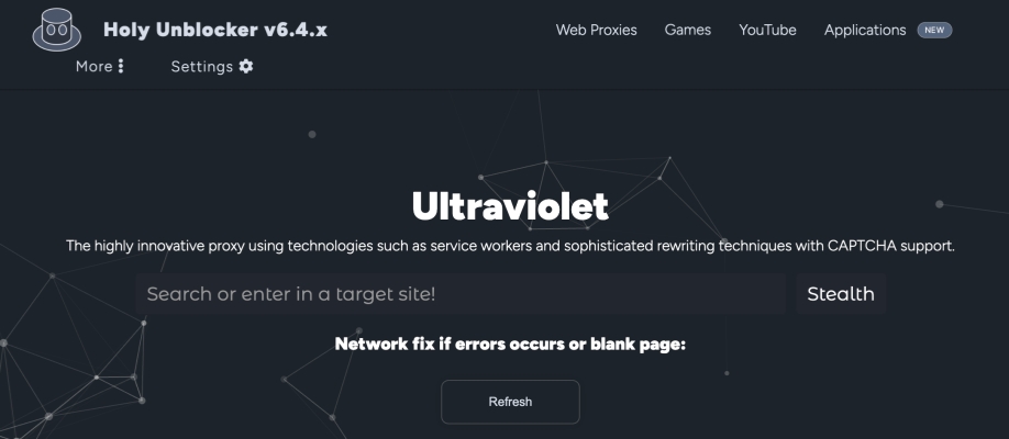 holyunblocker ultraviolet