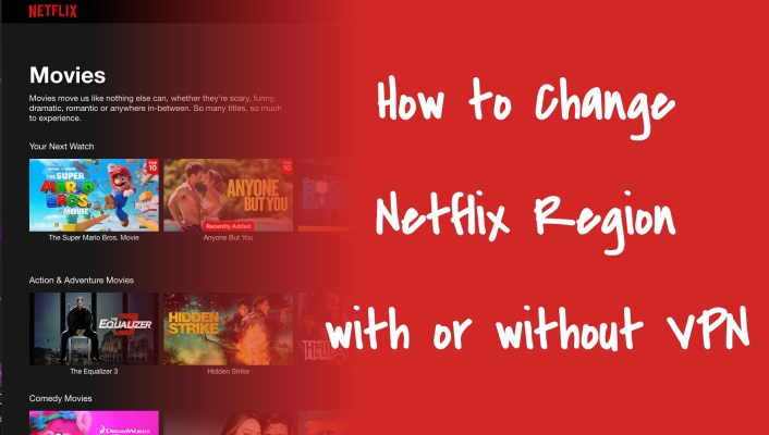 how to change netflix region