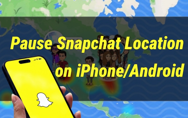 how to pause snapchat location