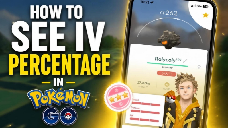how to see iv percentage pokemon go