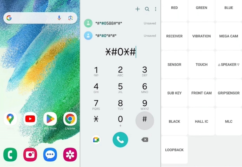 how to use samsung secret codes