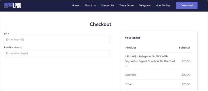 ibypass lpro register page