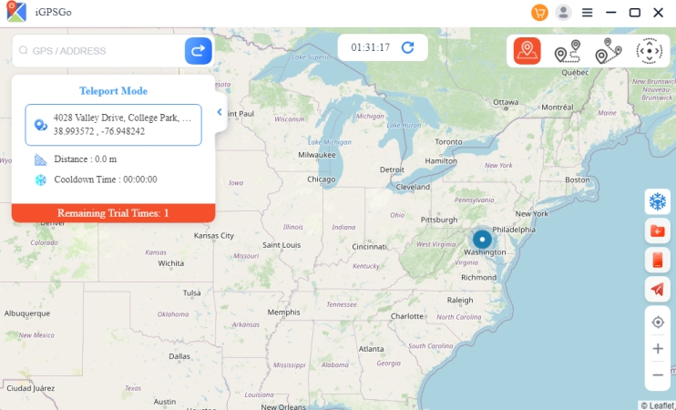 igpsgo location changer teleport