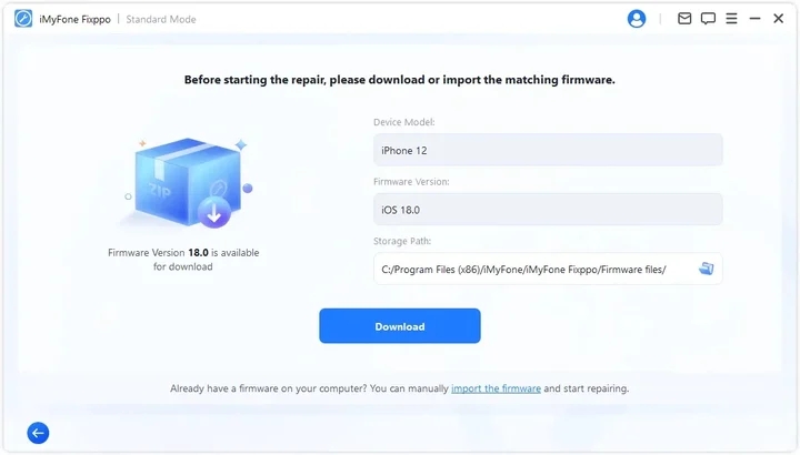 download firmware on fixppo