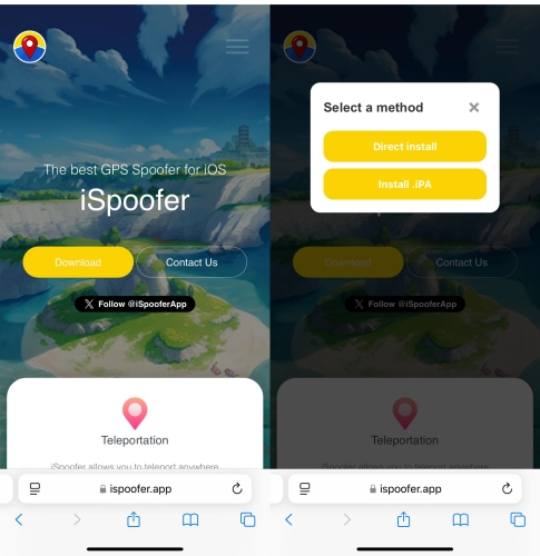 install ispoofer on iphone