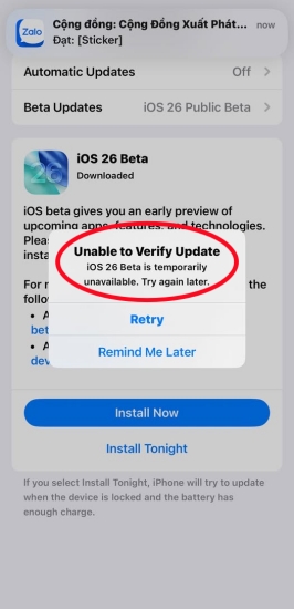 iphone stuck on verifying update
