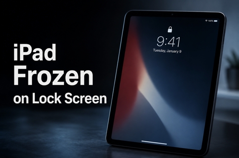 ipad is frozen on lock screen