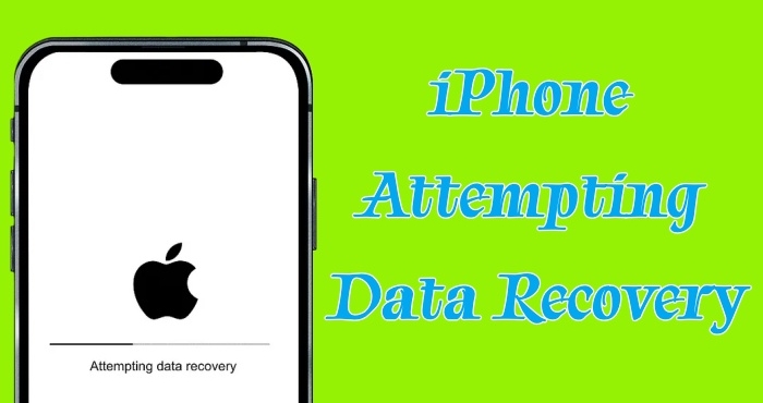 iphone attempting data recovery