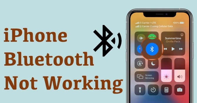 fix iphone bluetooth not working