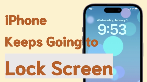 iphone keeps going to lock screen