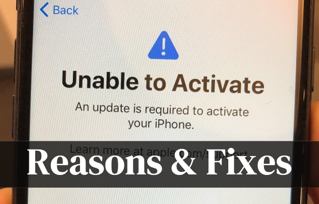 iphone needs update to activate