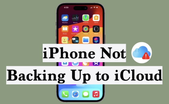 fix iphone not backing up to icloud