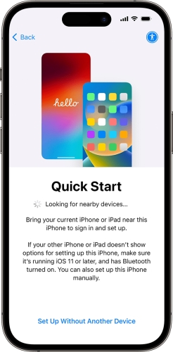 iphone quick start
