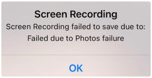 iphone record falied photos