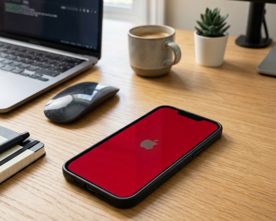 iphone red screen