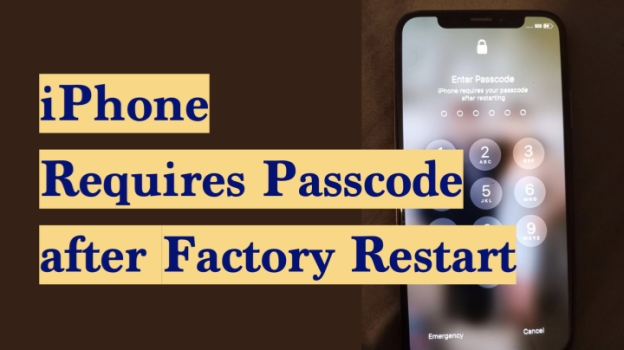 iphone requires  passcode after factory reset