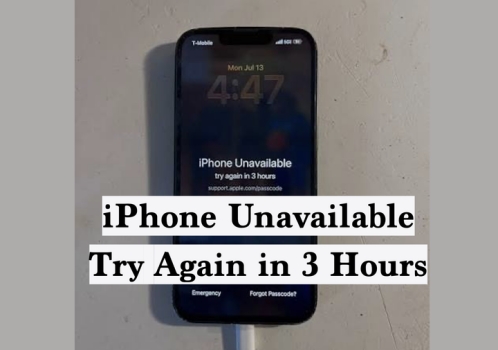  iphone unavailable try again in 3 hours fix