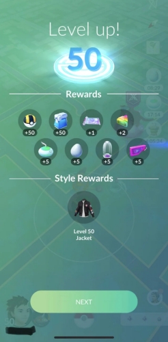 level up rewards