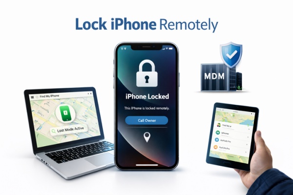 how to lock iphone remotely