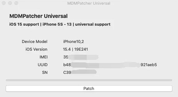 use mdmpatcher universal to remove mdm