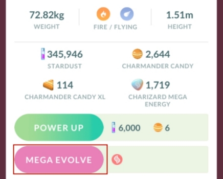 mega evolve