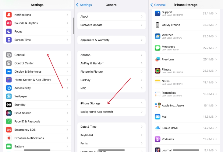 clear cache files in imessage
