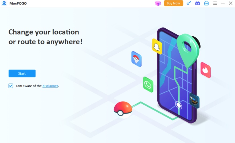 mocpogo main interface