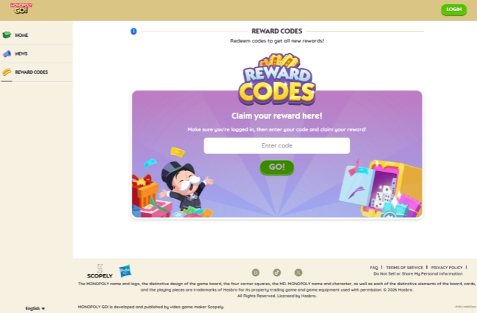 monopoly go redeem codes