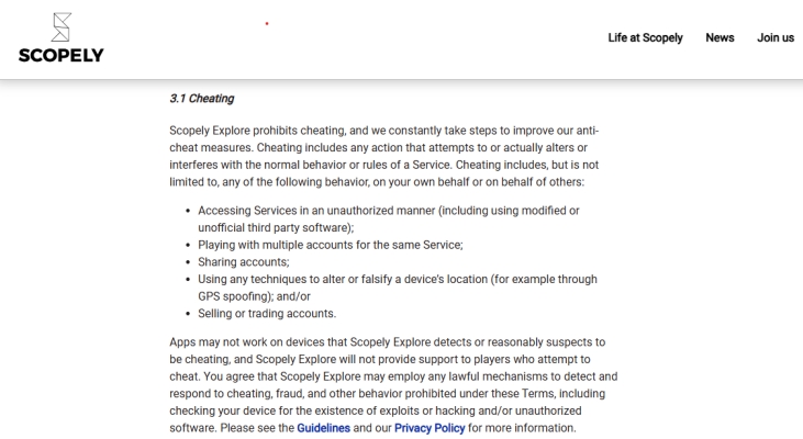 multiple accounts pokemon go -terms
