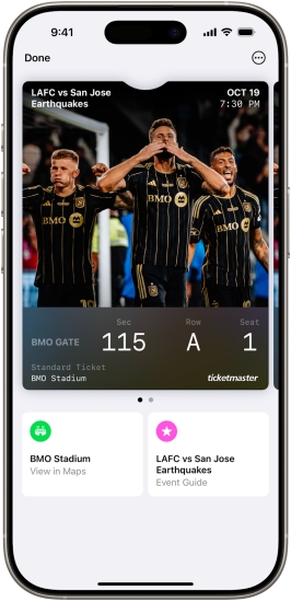 multiple events in wallet ios 26